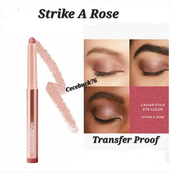 🌺Laura Mercier Strike A Rose Caviar Eyeshadow Stick Cream Eyeshadow - Picture 1 of 10